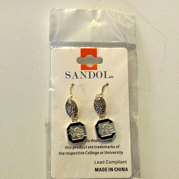 Sandol University of South Carolina Dangling Earrings - Gamecocks - New - Picture 1 of 5